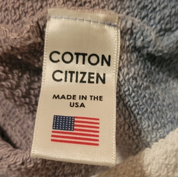 SOULCYCLE X Cotton Citizen Tie Dye 1/4 Zip Crop Sweatshirt Women's Size Medium - Picture 8 of 11